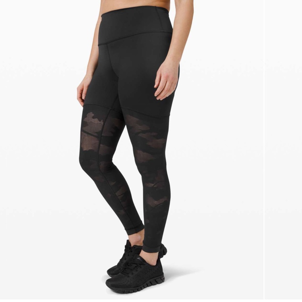 Lululemon | size 6 | sheer will HR tight - camo
